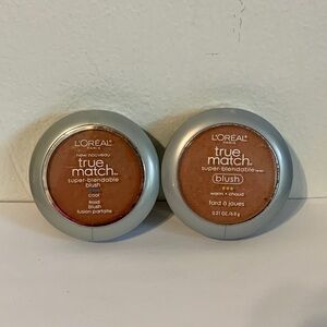 Loreal True Match Blush SET Rosy Outlook Subtle Sable Pink c5-6 w 5-6 Warm Cool